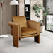 Sloan - Accent Chair - Saddle - Simple Home Plus