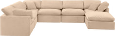 Indulge - Velvet 7 Piece Modular Sectional - Simple Home Plus