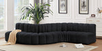 Arc - Velvet 6 Piece Curved Modular Sofa - Simple Home Plus