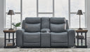 Mindanao - Power Reclining Loveseat With Console /Adj Hdrst - Simple Home Plus