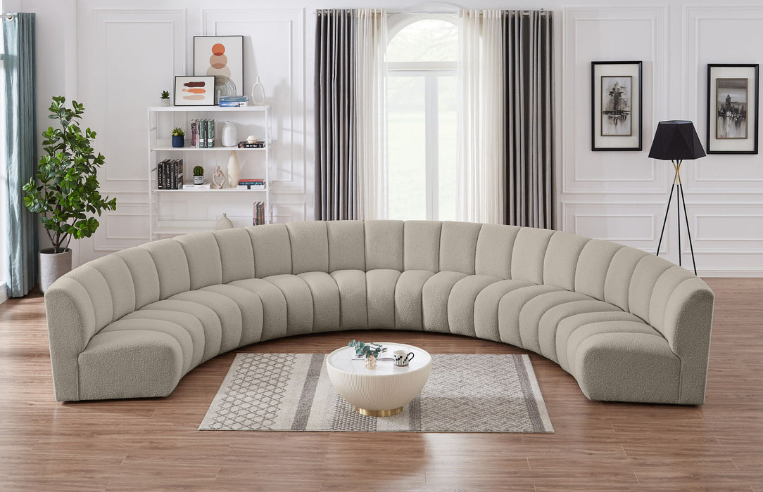 Infinity - 7 Piece Boucle Modular Sectional - Simple Home Plus