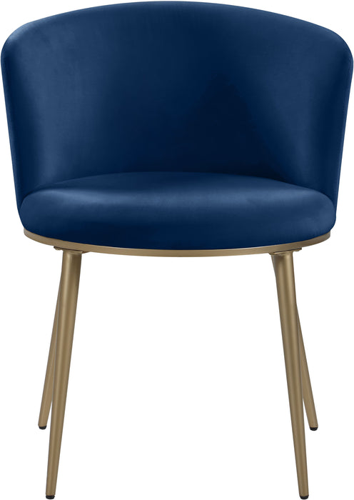 Skylar - Dining Chair with Gold Legs (Set of 2) - Simple Home Plus