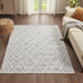 Ashley - 5' x 7' Terni Pebble Indoor Area Rug - Gray / Cream - Simple Home Plus