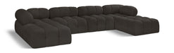 Ames - 6 Piece Fabric Modular U-Shaped Sectional - Simple Home Plus