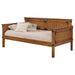 Oakdale - Wood Twin Daybed with Trundle - Rustic Honey - Simple Home Plus