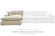 Elyza - LAF Corner Chaise - Linen - Simple Home Plus
