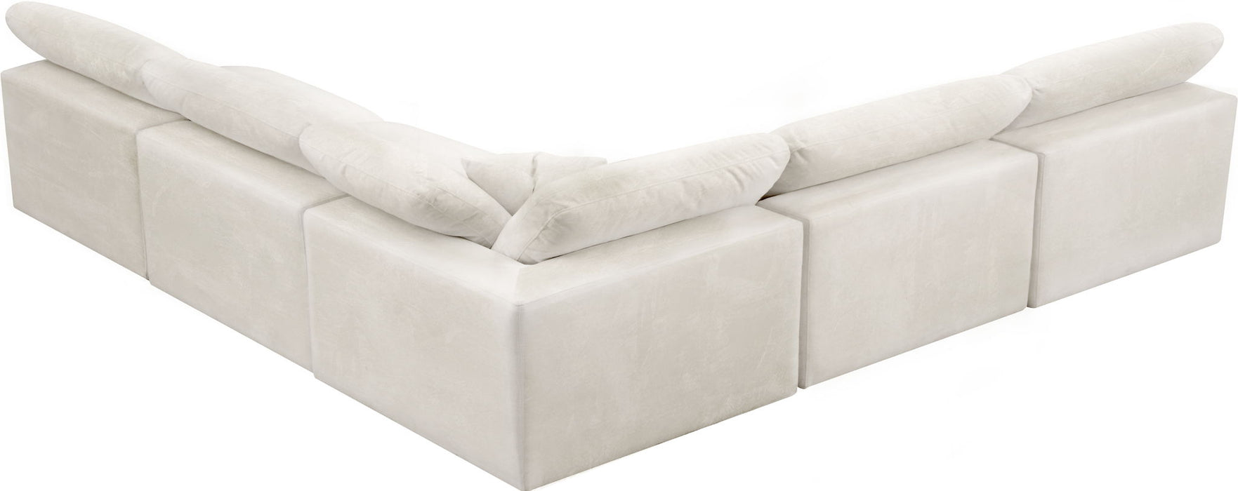 Cozy - 5 Piece Modular Corner Armless Sectional - Simple Home Plus