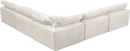 Cozy - 5 Piece Modular Corner Armless Sectional - Simple Home Plus
