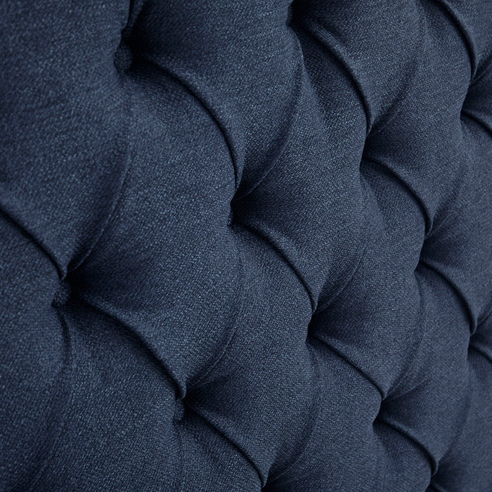 Amelia - King Upholstery Headboard - Navy - Simple Home Plus
