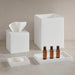 Clear Resin - Bath Accessories Set - Frosted White - Simple Home Plus