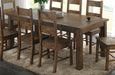 Coleman - Rectangular Dining Table - Rustic Golden Brown - Simple Home Plus