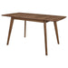Alfredo - Extension Leaf Dining Table - Natural Walnut - Simple Home Plus