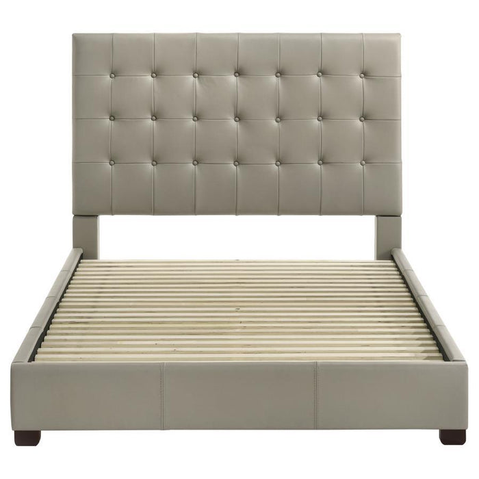 Medley - Genuine Leather Platform Bed - Simple Home Plus