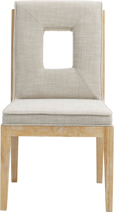 Gwendolyn - Dining Side Chair With Natural Frame (Set of 2) - Simple Home Plus