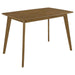 Kersey - Rectangular Wood Dining Table - Chestnut - Simple Home Plus