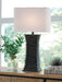 Golzar - Poly Table Lamp - Black - Simple Home Plus