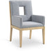 Gwendolyn - Dining Arm Chair With Natural Frame - Simple Home Plus