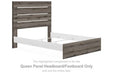 Graystorm - Queen Panel Headboard/Footboard - Brown Gray - Simple Home Plus
