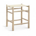 Santos - Backless Counter Stool With Stained Natural Base - Simple Home Plus