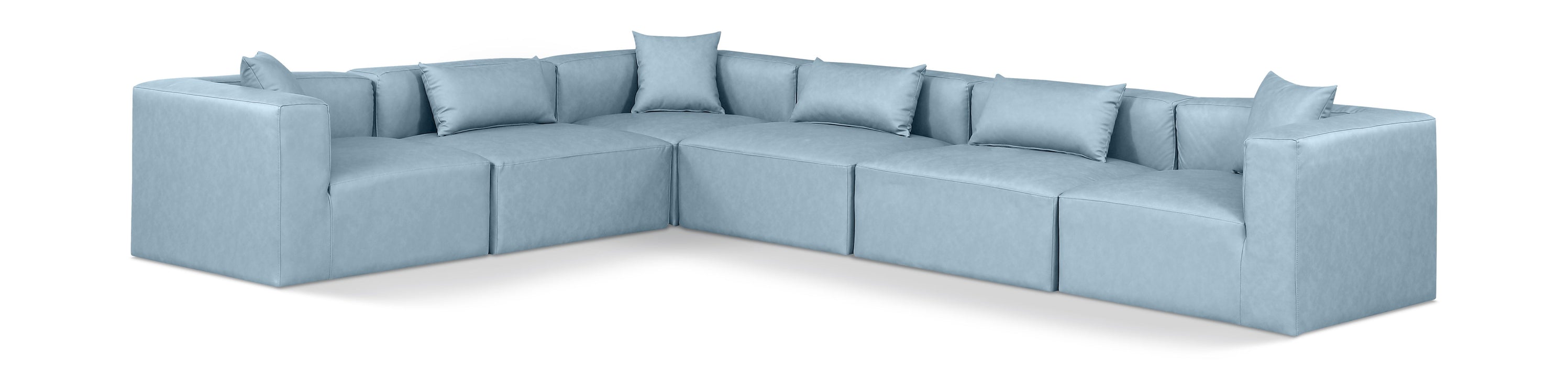 Cube - 6 Piece Modular Corner Sectional - Simple Home Plus