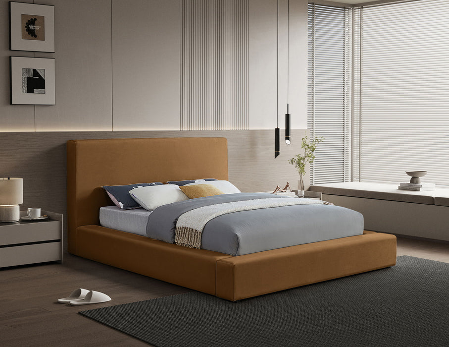 Dorian - Velvet Upholstered Bed - Simple Home Plus