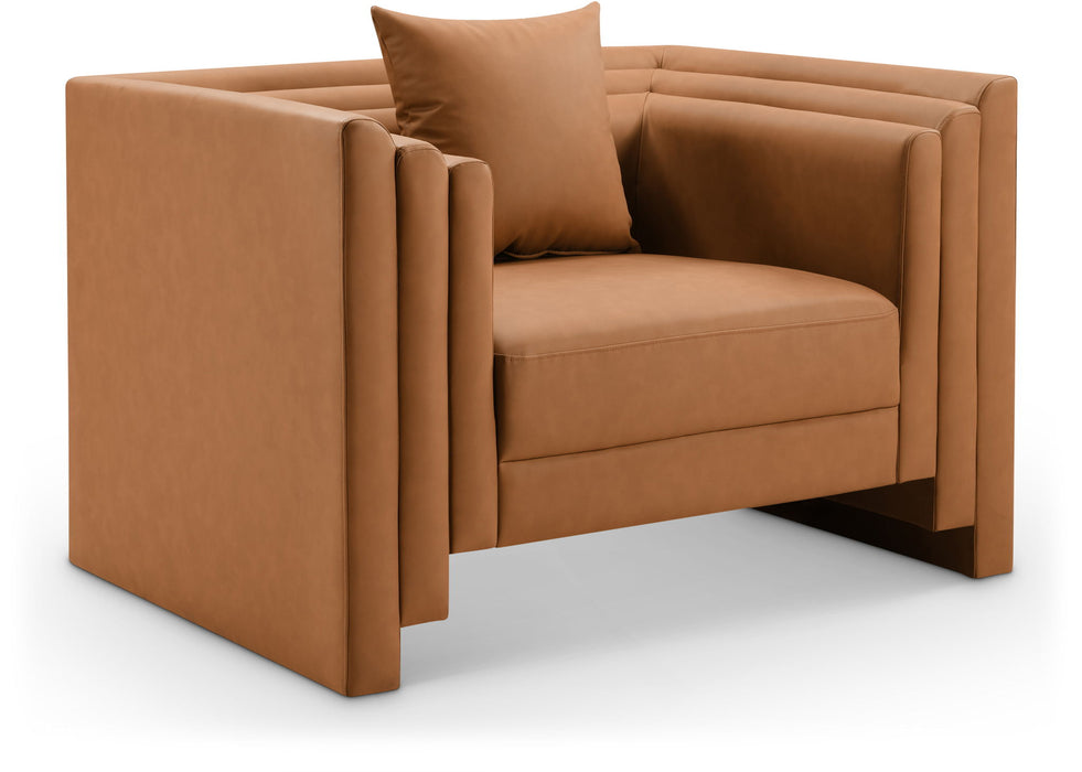 Everett - Vegan Leather Upholstered Chair - Simple Home Plus