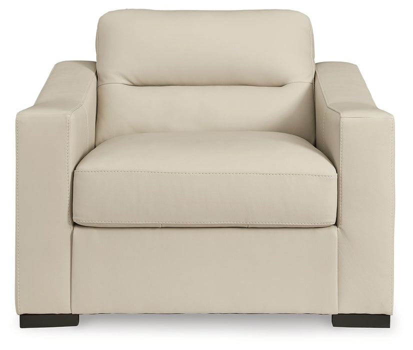 Treasure Trove - 2 Pc. - Chair And A Half, Ottoman - Almond - Simple Home Plus