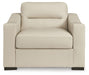 Treasure Trove - 2 Pc. - Chair And A Half, Ottoman - Almond - Simple Home Plus