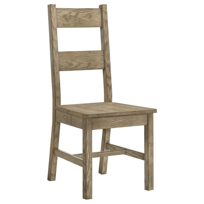 Cardova - Solid Wood Dining Side Chair (Set of 2) - Vineyard Oak - Simple Home Plus