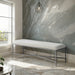Valley - Bench With Silver Frame - Simple Home Plus