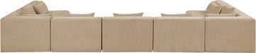 Stellar - 7 Piece Chenille Fabric Upholstered Modular Sectional - Simple Home Plus