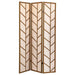 Mila - 3-Panel Room Divider Folding Shoji Screen - Walnut - Simple Home Plus
