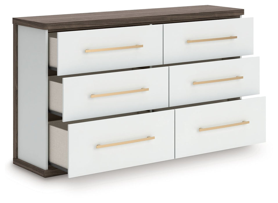Kendanport - Six Drawer Dresser - Simple Home Plus