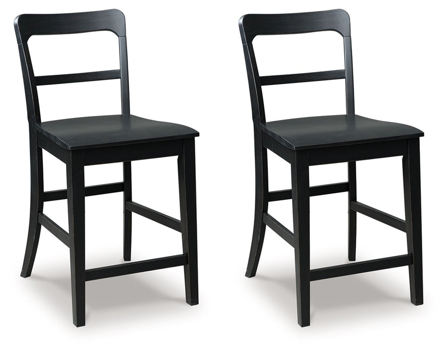 Greddinton - Barstool (Set of 2) - Simple Home Plus