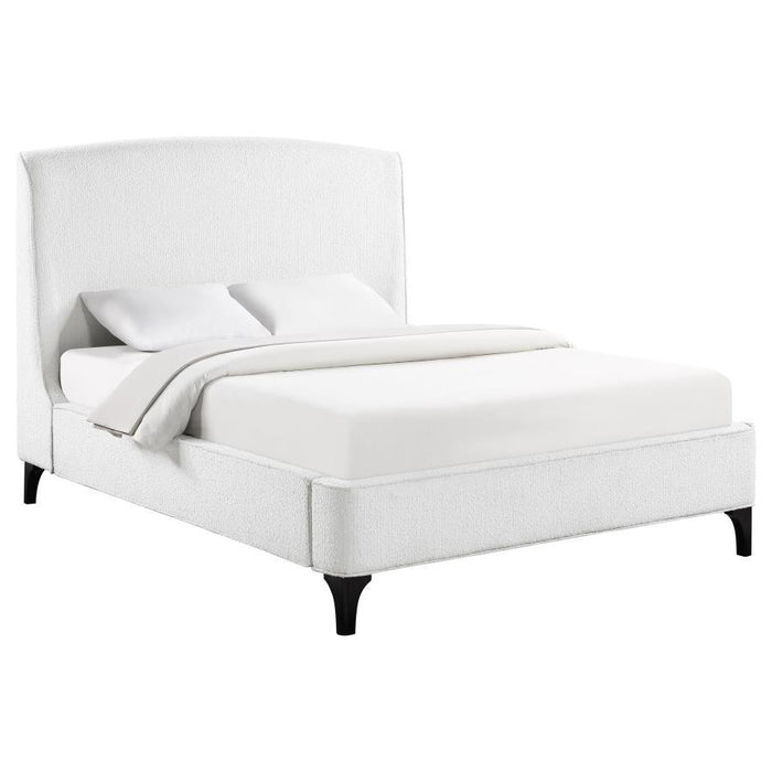 Mosby - Upholstered Wingback Bed - Simple Home Plus