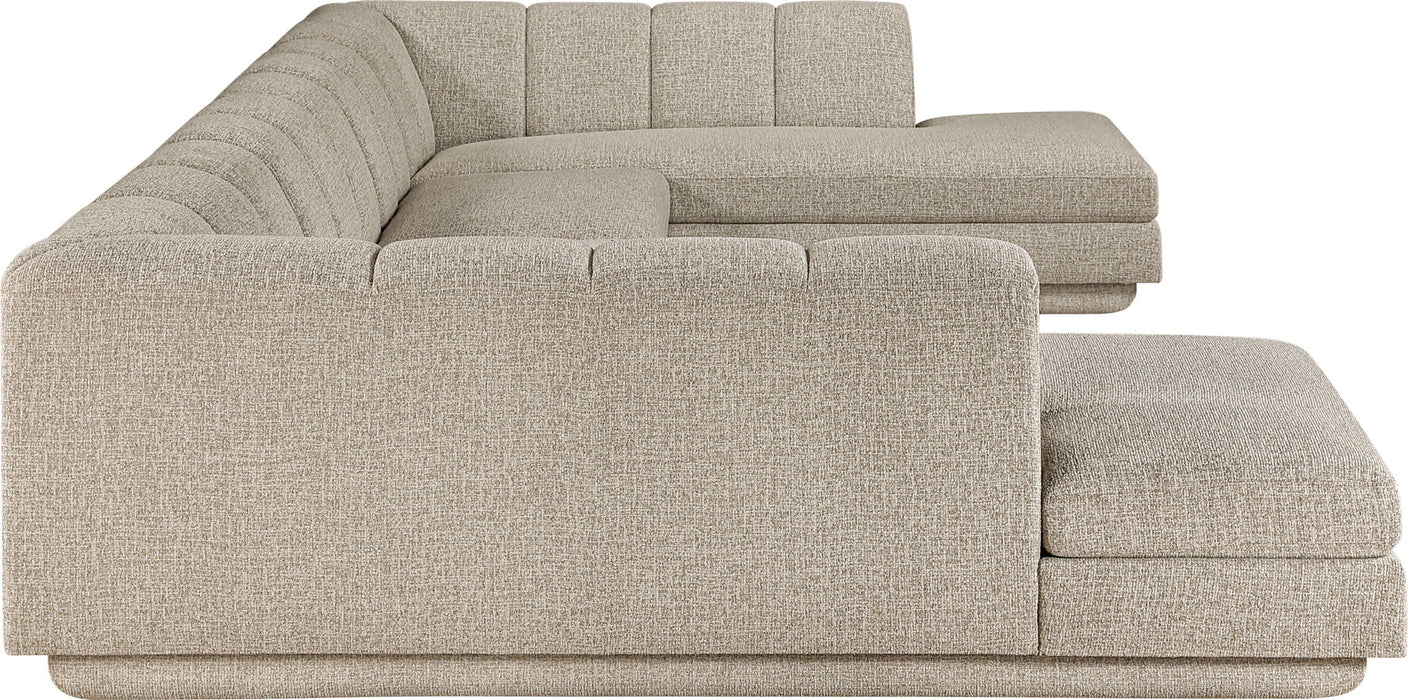 Modari - Sectional - Beige - Simple Home Plus