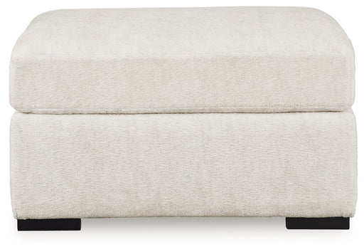 Chessington - Ivory - Oversized Accent Ottoman - Simple Home Plus