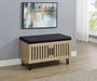 Brixton - 2-Door Padded Entryway Shoe Storage Bench - Simple Home Plus