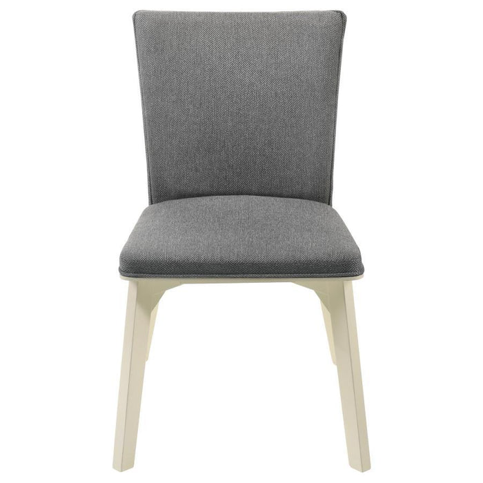 Biloxi - Upholstered Dining Side Chair (Set of 2) - Gray - Simple Home Plus
