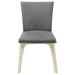 Biloxi - Upholstered Dining Side Chair (Set of 2) - Gray - Simple Home Plus