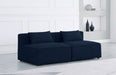 Cube - Linen Modular 2 Seat Armless Sofa - Simple Home Plus