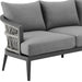 Zella - Outdoor Patio Sofa - Light Gray / Earl Gray - Simple Home Plus