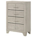 Trenton - 4-Drawer Bedroom Chest Of Drawers - Rustic Cream - Simple Home Plus