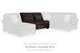 Kimlee - Armless Loveseat - Chocolate - Simple Home Plus