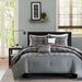 Daryl - Twin Comforter Set - Gray - Simple Home Plus