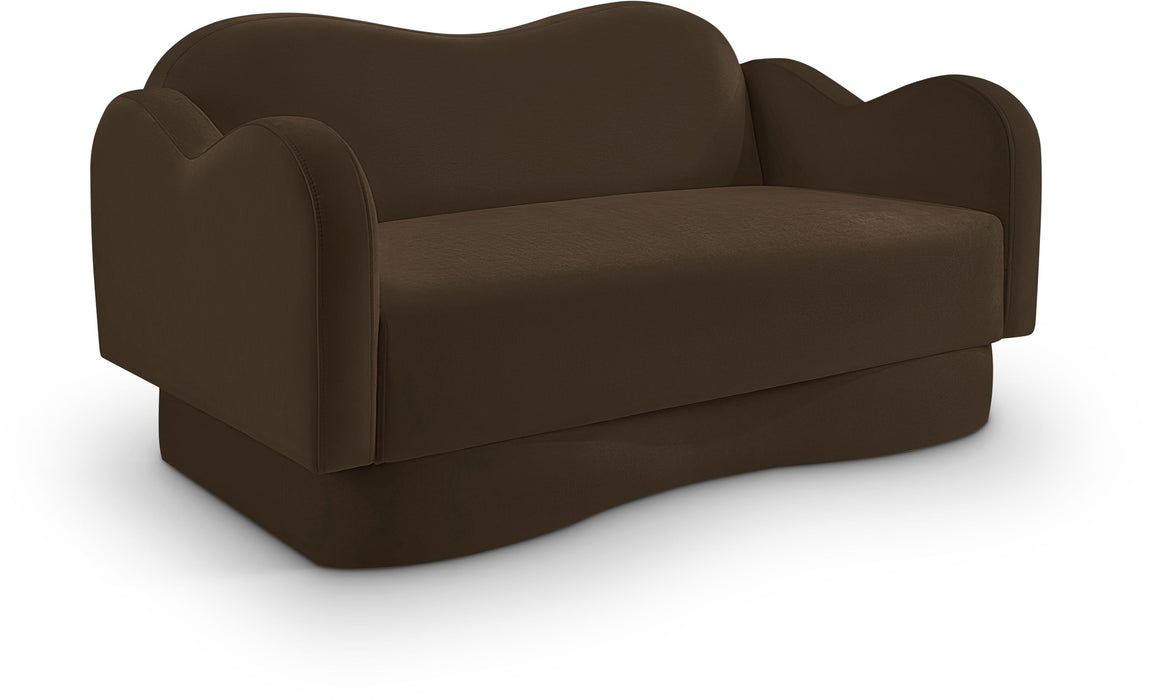 Bloom - Velvet Loveseat - Simple Home Plus