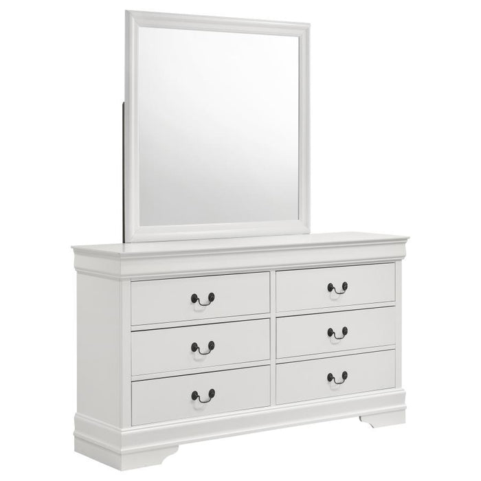 Louis Philippe - Six-Drawer Dresser - Simple Home Plus