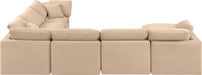 Indulge - Velvet 7 Piece Modular Sectional - Simple Home Plus