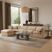 Indulge - Velvet 5 Piece Modular Sectional With Chaise - Simple Home Plus