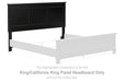 Lanolee - King/Cal King Panel Headboard - Black - Simple Home Plus